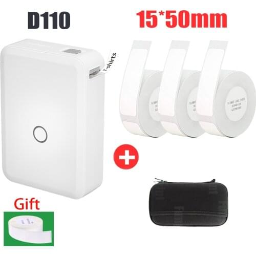 Niimbot D110 Label Printer Label Maker Wireless Label Printer Tape Included Multiple Templates Available for Phone Office Home
