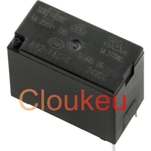 Relay 892-1AC-C 24VDC 5A 4pin HF33F