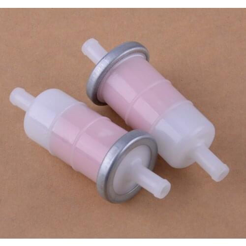 DWCX 2pcs 9.5mm 3/8" Fuel Filter Fit For Honda Shadow Interceptor Goldwing CBR 900RR 16900-MG8-003