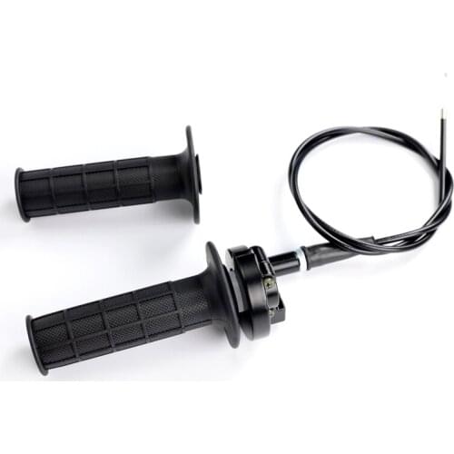 Off-road motorcycle grip throttle turn 22mm 7/8" universal 110-250cc with throttle cable acceleration hand grip with twist cable