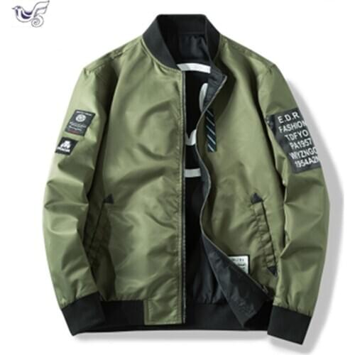 Xiyouniao 2020 Plus size 3colou High quality Ma1 Thick and thin Army Green Military motorcycle Ma-1 aviator bomber jacket M-4XL