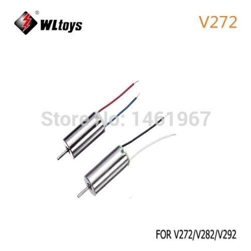 Wltoys Parts V292 Motors for Wltoys V272 V282 V292 RC Quad Copter 2pcs/lot V272 Quadcopter Motor VS X5C JXD385