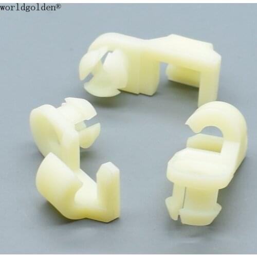 Worldgolden 100pcs auto fasteners Tailgate Rod Clip for GM 14037239, 15545178