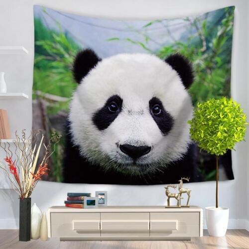 Zeegle Panda Pattern Tapestry Wall Hanging Tapestries Beach Towel Picnic Rug Blanket Travel Mattress Sleeping Pad Home Decor