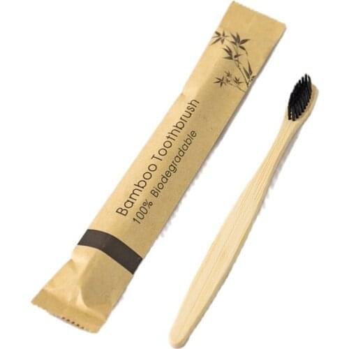 1/2/3pc Bamboo Toothbrush Adult Eco Products Natural Biodegradable Vegan Oral Care Hygiene Charcoal Toothbrushes Whitening Teeth