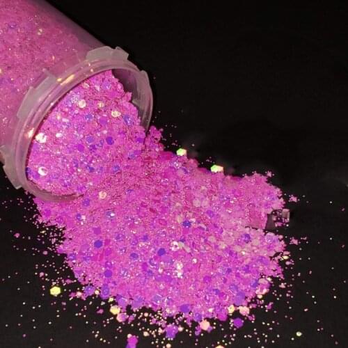 1 Jar 12 Color Shift - Chunky Mix glitter for tumblers, Nail art Opal Color shift Glitter 1/24 Glitter || .040 Glitter