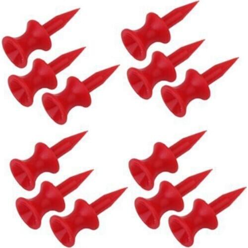 100Pcs/Park Golf Accessoires 31 Mm 1.2 "Plastic Kasteel Stap Grad Golf Tees Bulk Golfer Accessoires