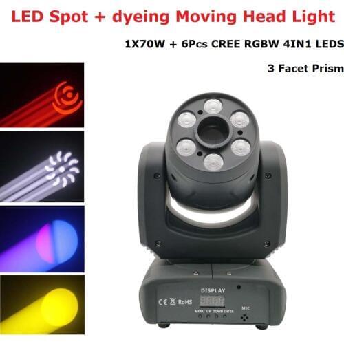 100W Mini LED DMX Gobo Moving Head Spot Light Club Dj Stage Lighting Beam Wash Party Projector Disco Lights For LED Par KTV Show