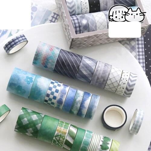 5Pcs/Set Washi Tape Kawaii Crane Masking Tape Creative Bronzing Decorative Tape for Sticker Scrapbooking DIY Photo Album Gifts
