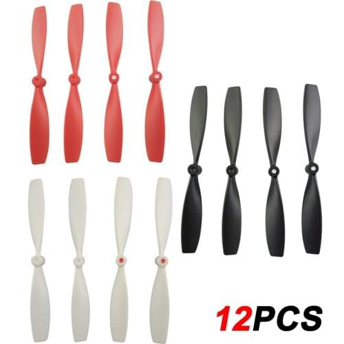 12PCS Propeller 3 Color Main Blade Spare Part for RC Quadcopter MITU Blade CW CCW Propeller Accessory