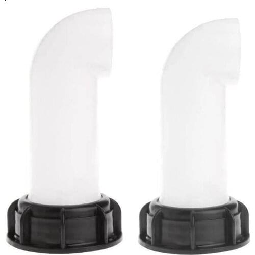 2inch Extens Drain Spout Hose 1000L IBC Water Tank Nozzle Tap Cap Valve Fitting 2inch Drain Pipe/Bend Tube Tons Barrels Valve