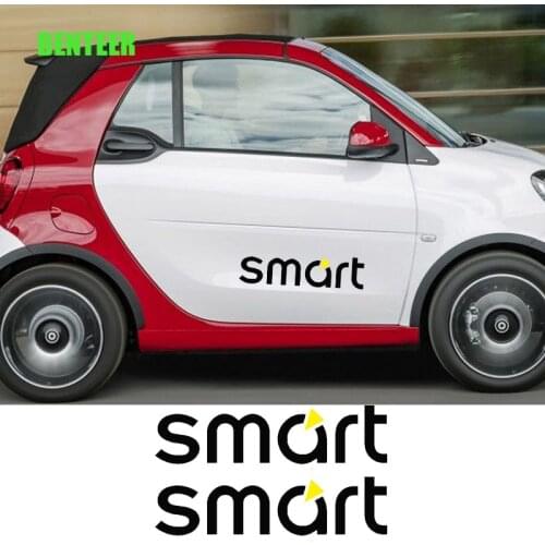 2pcs Car Body Sticker For Mercedes Benz Smart Fortwo Forfour Forjeremy