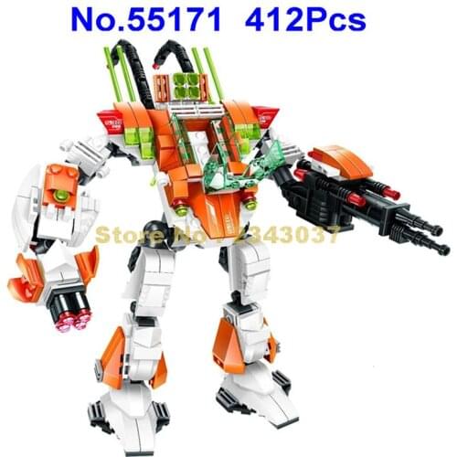 55171 412pcs Star Space Super Clan Robot Gripper 2 Building Blocks Toy