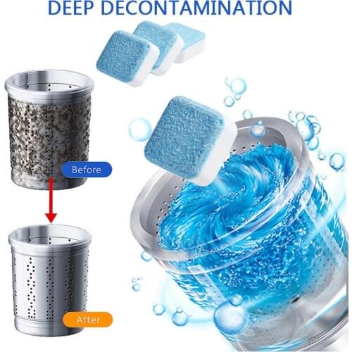 1/5pcs Antibacterial Washing Machine Cleaner Descaler Deep Remover Deodorant Durable Safe Multifunctional Laundry Supplies