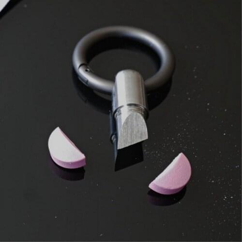 Anti-cutting Hand Upgrade Creative Micro-blade Pill-portable Tool-dismantling Canned Outdoor Emergency Cutting-keychain-2 Pieces