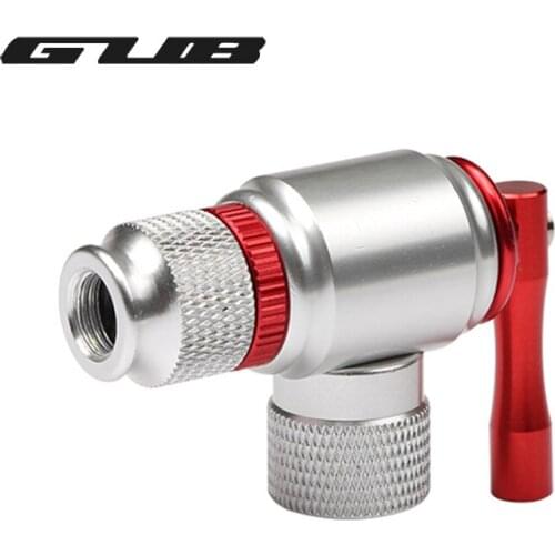 GUB Quick Inflation Mouth MTB Road Bike Carbon Dioxide Mini Pump Mouth Suit For French/ American Valve Bicycle Portable Valve