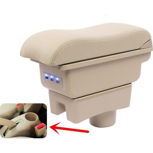 Center Centre Console Storage Box For Chery kimo J1 2010-2014 Armrest Arm Rest Rotatable 2011 2012 2013