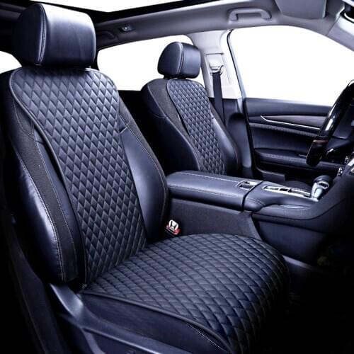 2020 Not Moves Single Car Seat Cushions,universal Easy Clean Pu Leather Non Slide Seats Cover Water Proof For Toyota Rav4 E6 X36