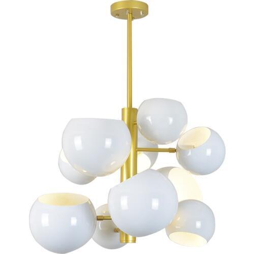 Black chandelier Nordic chandelier postmodern minimalist creative personality living room industrial designer restaurant lamps