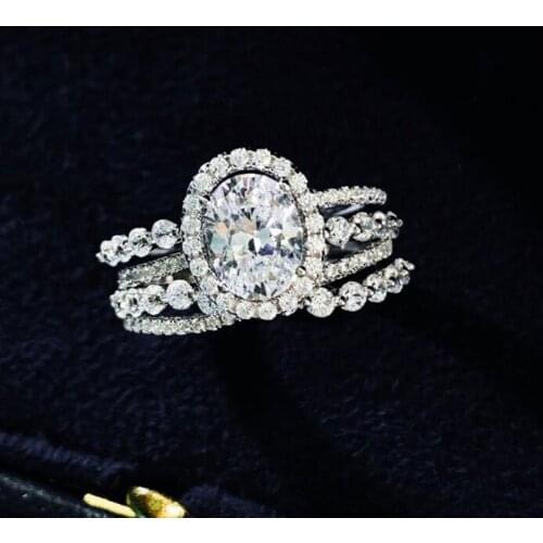 Designer Fashion 925 Sterling Silver Jewelry 3A Cubic Zirconia Party Ring