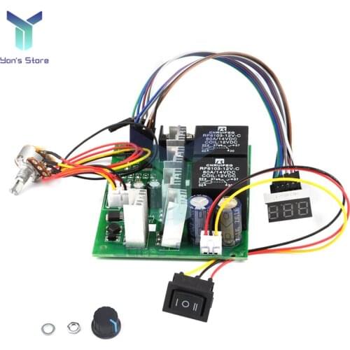 PWM Speed Controller DC Motor Digital Display 0~100% Adjustable Drive Module Input MAX60A 12V 24V