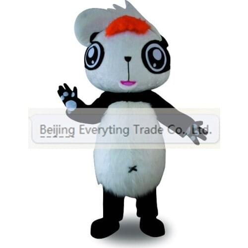Cute Adult Cartoon Character cute panda Mascot Costume Hallooween party costume adult size