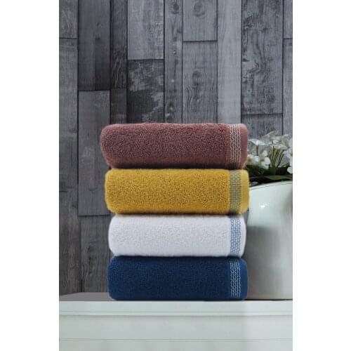 Soft Hand And Face Towel Set Lena 4 PCS MADE IN TURKİYE
