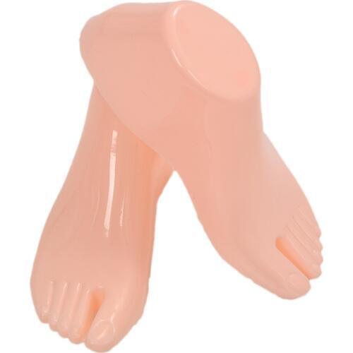 NOCM-Pair of Hard Plastic Feet Mannequin Foot Model Tools for Shoes Display (Adult Feet)