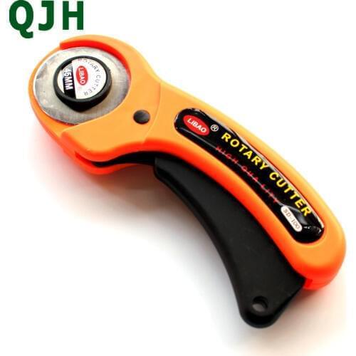New 45mm Rotary Cutter Fabric Cloth Cutting Quilters Sewing Quilting Fabric Cutting Craft Tools Free Shipping RX101
