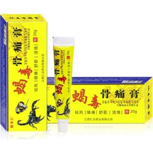 Scorpion Venom Analgesic Cream Rheumatism Arthritis Ointment,Muscle Sprain Knee Waist Pain,Back Shoulder Orthopaedic 25g