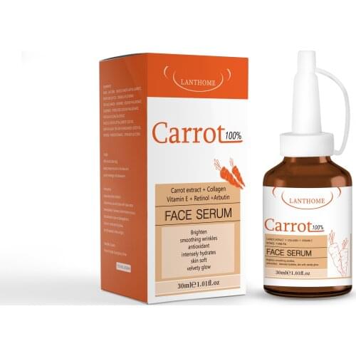 LANTHOME NEW CARROT SERUM Nourishing and moisturizing anti-wrinkle whitening and brightening facial treatment Facial care 30ml