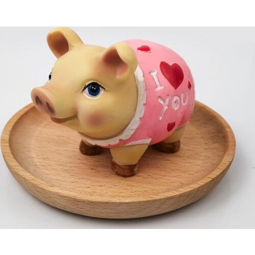 PRZY Silicone Molds Fondant Pink Love Piggy 3D Soap Molds Handmade Mould Cute Childrens Soap Clay Resin Pig Candle Mould DW0273