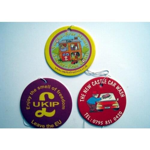 Merry Christmas series,factory manufacture promotion gift air freshener car perfume paper