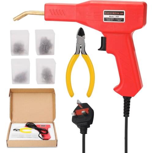 50W Handy Plastics Welders Garage Tools Hot Staplers Machine Staple PVC Repairing Machine Car Bumper Repairing Welding Tool