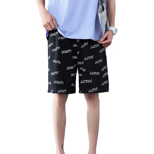 Mens Shorts 2021 Summer Printed Short Hip Hop Streetwear Male Pants Casual Black Shorts Bermuda Homme