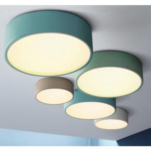 Modern Nordic Led Macarons Pendant Light Restaurant Cafe Bar Living Room Hanging Lamp hanglamp