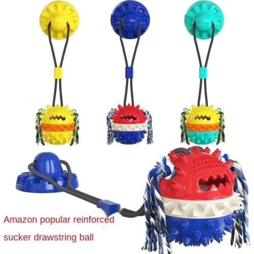 Pet products powerful sucker dog toys molars dog products chew ball