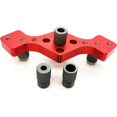 Vertical Pocket Hole Jig 6/8/10mm Woodworking Dowelling Self Centering Drill Guide Kit Wood Drilling Locator Hole Puncher Tools