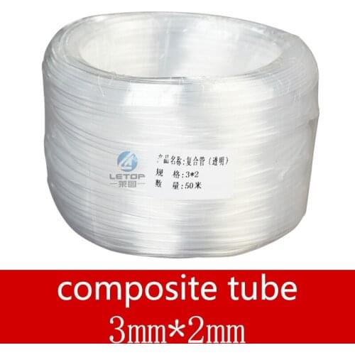 High Quality!!3*2mm inkjet printer soft tube for solvent ink (transparent tube)