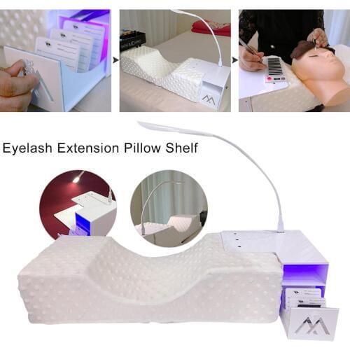 1pcs Eyelash Extension Pillow Shelf Cosmetics Tools Support Neck For Family Salon Eyelash Extension Pillow And Shelf Set