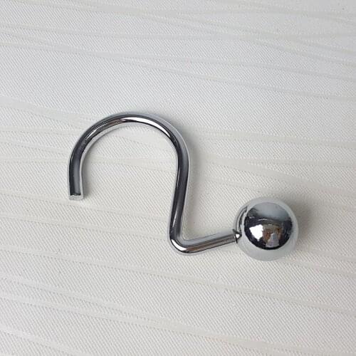 12pcs/lot smallsweet hooks for curtain metal stainless steel curtain hanger
