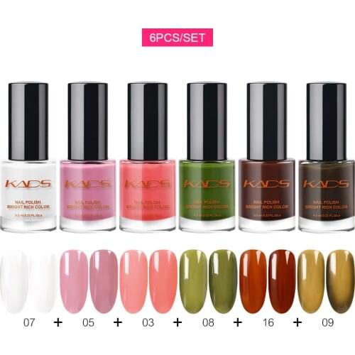 6pcs/set Stamping Nail Polish 9.5ml Colorful Nail Polish Lacquer 2 In 1 Nail Art Printing Varnish Nails Hybrid for Stamp Nails