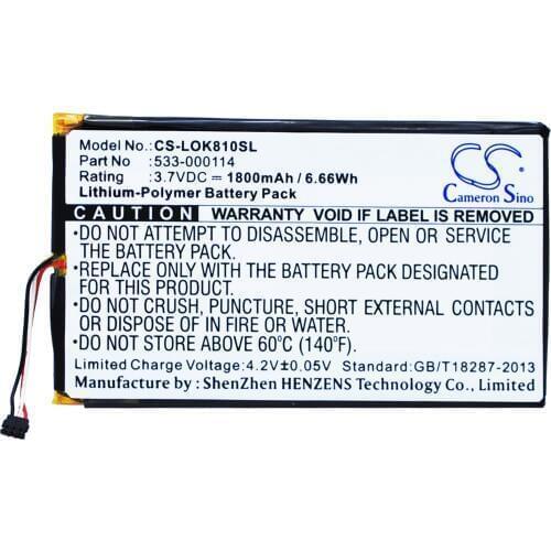 Cameron Sino Battery For Logitech IIIuminated Keyboard K810,K810 Keyboard Battery High Capacity