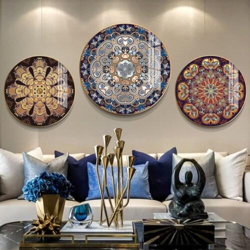 EECAMAIL 5D DIY Diamond Painting Full Diamond Embroidery American Luxury Neoclassical Abstract Round Diamond Painting No Frame