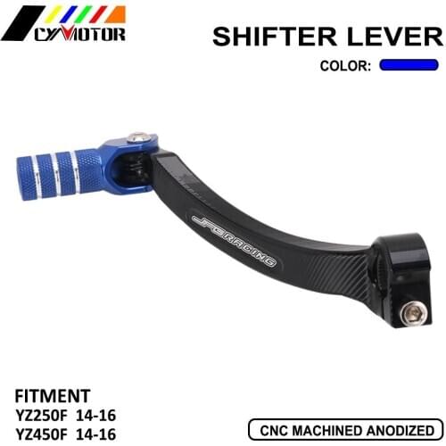 Free Shipping Motorcycle CNC Gear Shift Shifter Lever Pedal For YAMAHA YZ250F YZ450F YZ 250F 450F 2014 2015 2016 14 15 16