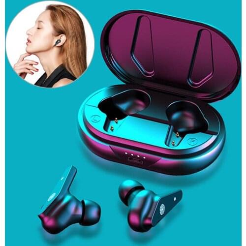 Earphones Wireless Mini In Ear Touch Control Headset IPX5 Waterproof Noise Cancelling Stereo Earbuds with Mic