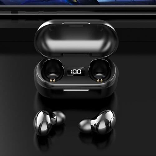 KINGSTAR Bluetooth Earphone Wireless Headphones With Mic 9D Stereo Earbuds Waterproof Sport Waterproof TWS Wireless Headsets