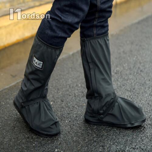 NEW Fashion Foldable Motorcycle Rain Shoes Covers Thicker Autobike Non-slip Boots Covers 100% Waterproof Adjusting Tightness