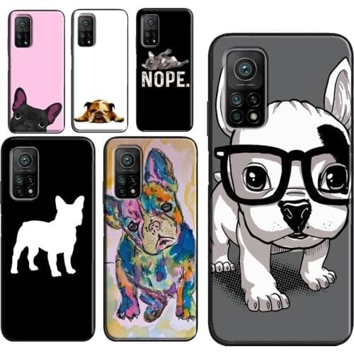 French Bulldog Art Case For POCO M3 F1 F2 F3 X3 Pro Cover For Xiaomi Mi 11 Lite Note 10 Mi 11 Ultra 10T Pro