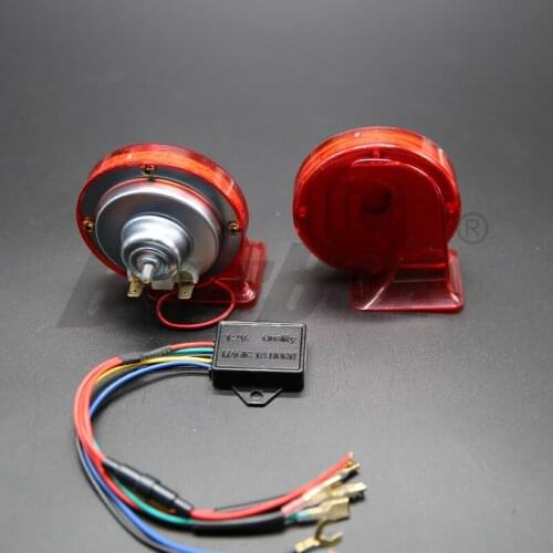 Electric bike 12v speakers loudspeakers for Automobile motorcycle Portable signal horns auto signals sound high Loud cars horn